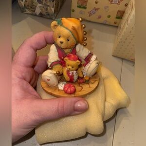 Cherished Teddies “Merri” Figurine with Orange and Red Accents